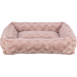 Ортопедичне ліжко для собак TRIXIE Vital Loki, 65x50 см, рожеве - м'яке ліжко з Memory Foam для маленьких собак, суглобово-захисне