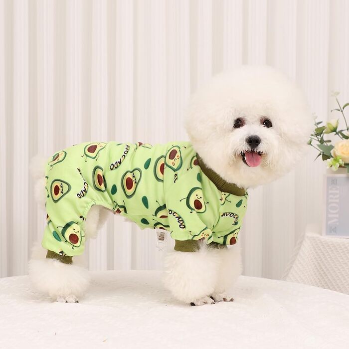 Піжама для собак: теплий комбінезон для Yorkie/Chihuahua, банан, зручний, XXS