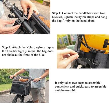 Крісло для собаки на велосипед Xijobido - дихаючий кошик для тварин, знімний, легкий, для подорожей, саду, кемпінгу