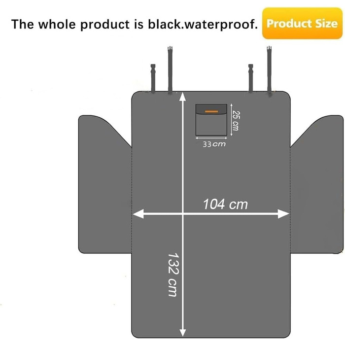 Захист багажника для собак Mercedes E-Klasse W214 (Лімузин/T-Modell) з 8/2023, водовідштовхуючий килимок для багажника, захист від бруду та подряпин (175*105 см)
