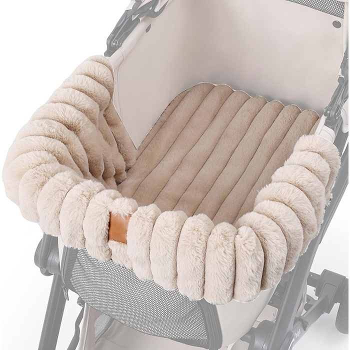 М'який килимок для візка для собак/хатніх тварин. Захист від бруду, аксесуар для прогулянок з собакою. Khaki