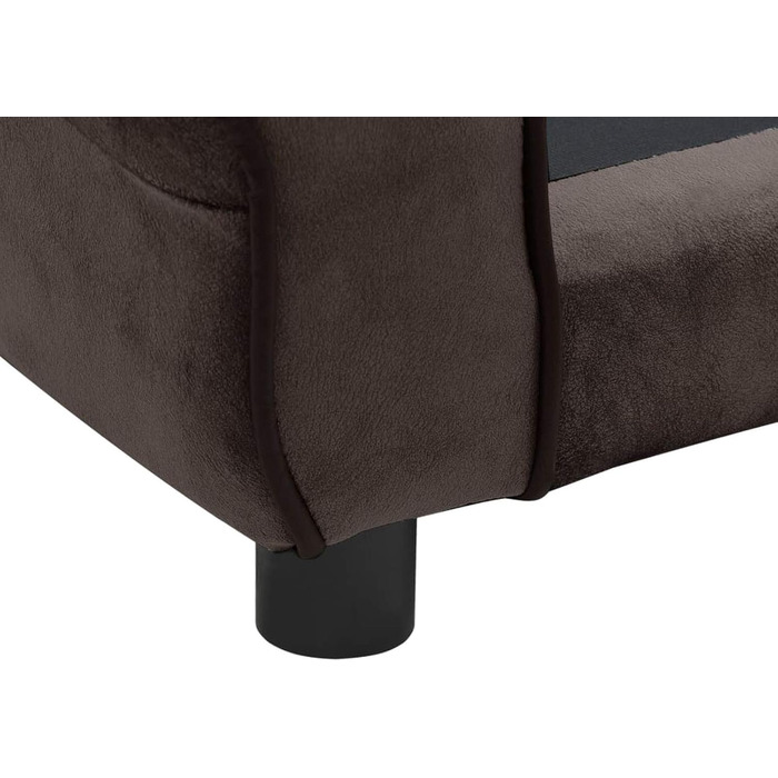 Диван для собак Tidyard: м'який лежак для домашніх тварин, коричневий, 72x45x30 см