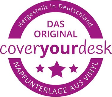 Підстилка для собак та котів 60x40 см – вінілова кормова підстилка з металевим покриттям, міцна, зносостійка, неслизька та водовідштовхувальна – Made in Germany