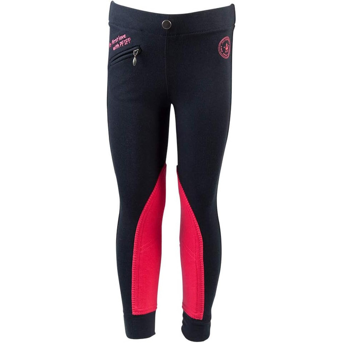 Дитячі штани для верхової їзди PFIFF Ella, 134 розмір, блакитний/рожевий