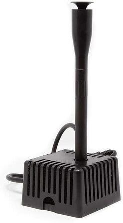 Занурювальний насос Beckett CGFK60 з резервуаром, для міні-фонтанів, водних садів і поїлок для птахів, чорний