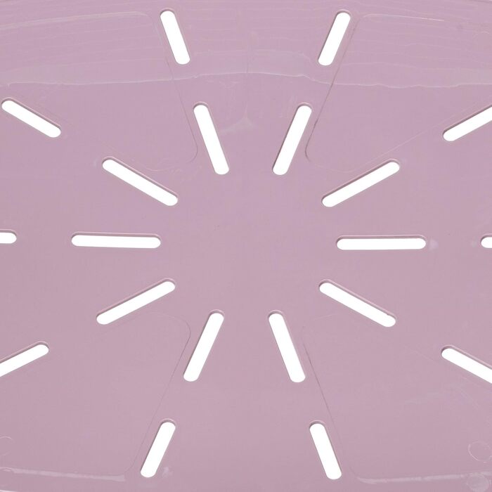 Крізьове ліжко для собак та котів Ferplast Siesta Deluxe, пластикове, середнє, миється, з отворами, ковзаюче, рожеве, 62x41x23.5 см