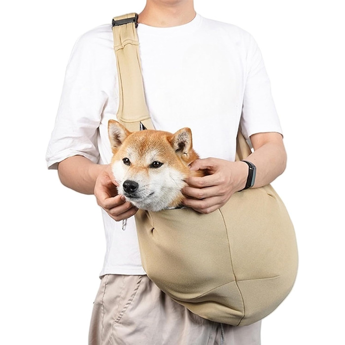 Сумка-переноска для собак Hogvinnatil – зручна переноска для цуценят та маленьких собак, kaki