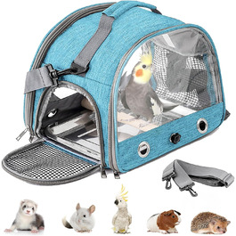Транспортна сумка для птахів Vogel з підставкою та підносом з нержавіючої сталі, рюкзак для птахів, переносний клітка для малих птахів
