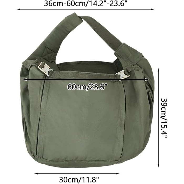 Транспортна сумка для цуценят та собак, переноска для собак та котів до 20 кг (зелена)