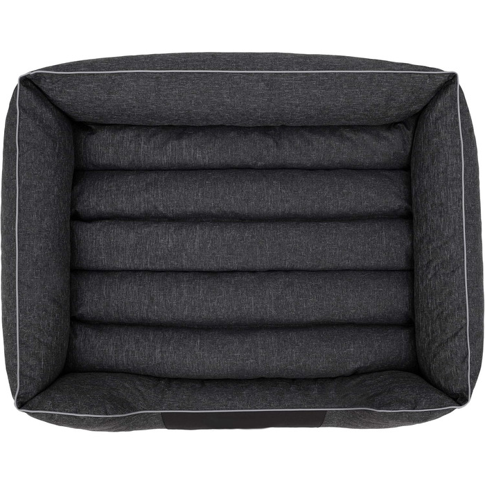 Крісло-ліжко для собак XL 85x65 см, чорне. М'яке лежання для вашого улюбленця
