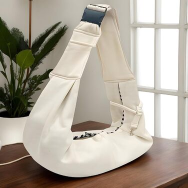 Сумка-переноска для собак та котів - зручна переноска для тварин, регульовані ремені, легке аксесуар для прогулянок та активного відпочинку, бежева