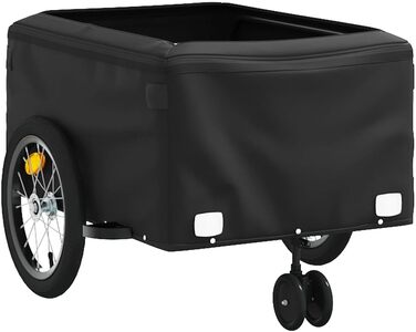 Причіп для велосипеда з металу, чорно-зелений, 45 кг, для собак