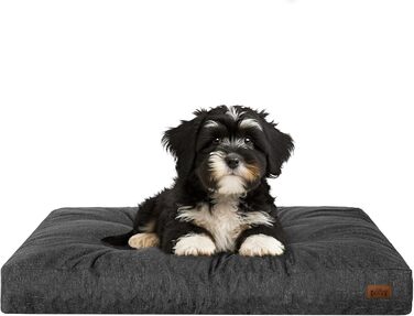 Крісло-лежанка для собак, лежанка для собак, кошик для собак, чорний колір, 75 x 50 см