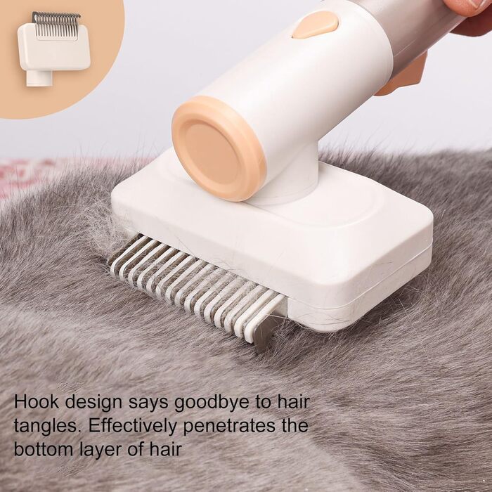 Щітка для котів: догляд за шерстю, масаж, видалення ворсу. Підходить для довгошерстих котів, кошенят, цуценят, собак. Для дому, ванни, спа, подорожей та відпочинку на природі