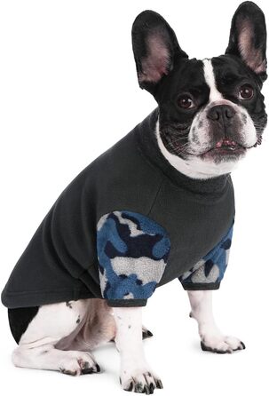 Теплий зимовий халат-піжама для собак, комбінезон, теплий одяг для собак, халат, швиний одяг для маленьких та середніх собак (Камуфляж, різні розміри)