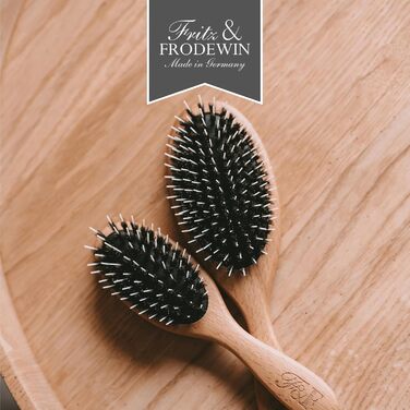 Набір щіток для собак Fritz & Frodewin 'Довга шерсть' | Преміум набір для догляду за шерстю собак | Щітки для вичісування | Для щоденного догляду | З сертифікованого дерева FSC | Безкоштовний засіб для чищення щіток | 100% Made in Germany