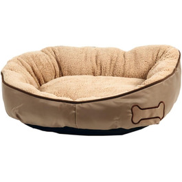 Лежак для собак Karlie Bett Chipz круглий, 73x70x20 см, бежевий