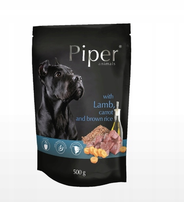 Сухий корм для собак Dolina Noteci Piper Animals з ягнятиною, 12 кг