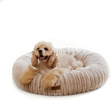 Ортопедичне ліжко для собак та котів FUKUMARU, 76x76x18 см, знімний чохол, сучасний дизайн з градієнтом