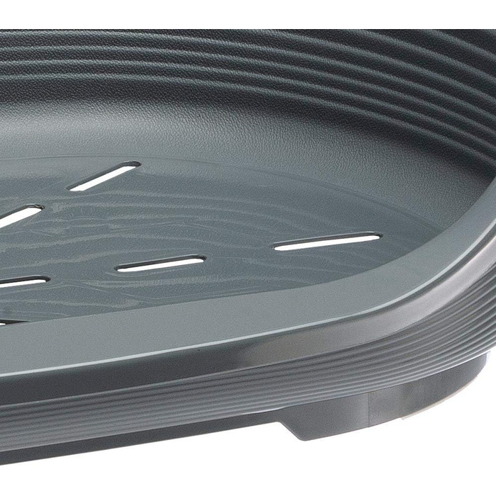 Крізьло для собак та котів Ferplast Siesta Deluxe, пластикове, середнє, миється, 62 x 41 x 23,5 см, темно-сірий, XXL