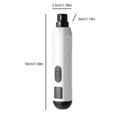 Електричний триммер для собак та котів, 5 швидкостей, акумуляторний, професійний, інструмент для догляду за лапами, для малих та середніх порід