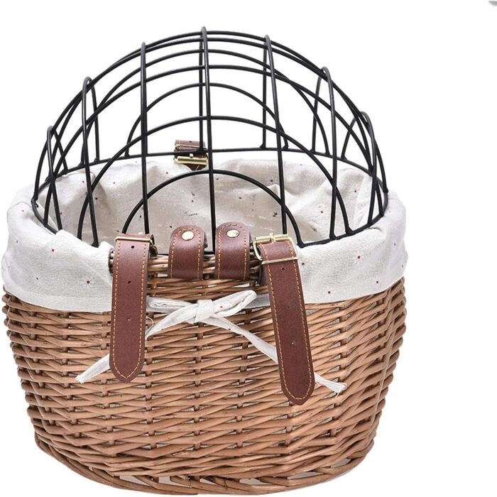 Велосипедний кошик для тварин з кришкою, 30x25x30 см. Підходить для котів, собак, покупок та подорожей