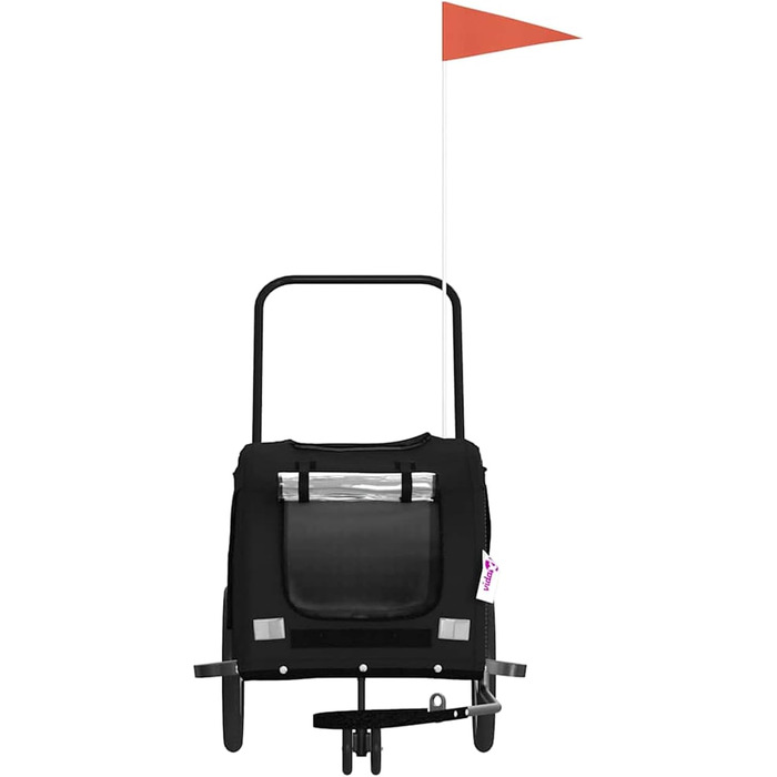 Фаркоп-причіп для собак Gecheer: міцний, з тканини Oxford та дахом з ПВХ, для безпечних та комфортних поїздок з домашніми тваринами