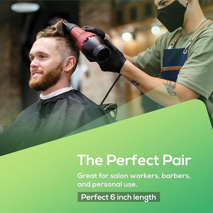 Набір професійних ножиць для стрижки волосся Suvorna 5.5 дюймів (2 шт.) - ножиці для фрізурів, барберські ножиці, ножиці для проріджування