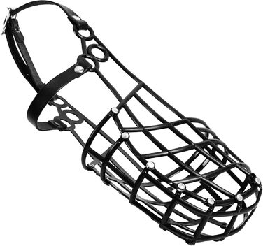 Маукорб для гончих собак Don Pare 107 (чорний) для Лурчерів, Слоугі, Салукі - регульований, для тренувань та перегонів