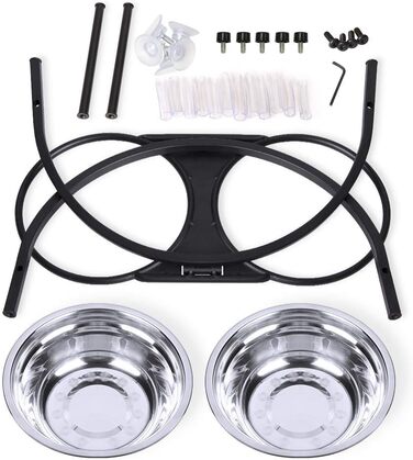 Миска для собак HomeMall, підставка для корму, миска для корму для середніх собак