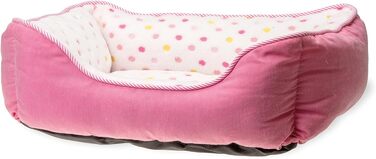Karlie Katzenbett Dot: Рожеве ліжко для котів, розмір L (47x39 см)