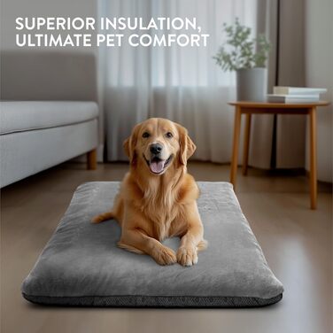 Термоковдра для собак та котів Navaris - м'яка підстилка для собак 100 x 70 см - тепла ковдра для собак та котів - сіра