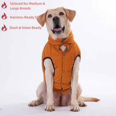 Зимова куртка LovinPet для собак, двостороння, розміри M, L, XL, XXL, куртка з ґудзиками, вітронепроникна, снігонепроникна та водонепроникна, темно-зелена та сіра для холодної погоди