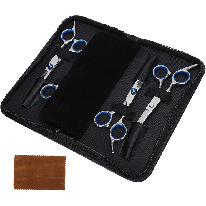 Набір для грумінгу собак: професійні ножиці, розчіска-гребінець, ножиці для тонкого хутра. З нержавіючої сталі. Підходить для собак, котів та інших тварин