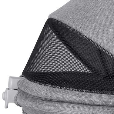 Візок для собак та котів з функцією складання - сірий, 73 x 55 x 100 см, до 15 кг