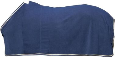 Унісекс кінська попона HKM Mr. Feel Warm, чорна/срібляста, 145 см, утеплена