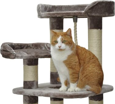nanook Котячий дряпак XXL Kira 174x60x50 см з будиночком, стійкий і великий