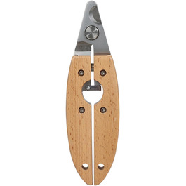 Кліпер для обрізання кігтів собак: ергономічний, з дерев'яною ручкою та захистом від затискання | Безпечний інструмент для догляду за домашніми тваринами