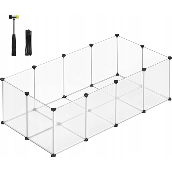 Клітка для кролів Songmics, 46 x 143 x 71 см
