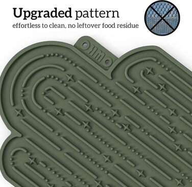 Лежак-іграшка для собак OHMO Schleckmatte, 2 шт. - милий дизайн кактуса, для заспокоєння та повільного годування, силікон, коралловий & вишневий (18x25.5 см)