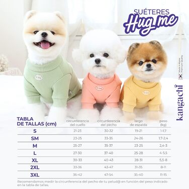 Світшот для собак маленьких порід Its Dog & Kangachi 'Hug Me', 100% органічна бавовна, колір м'ятний, розмір M