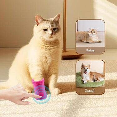 Автоматичний мийник лап для собак та котів | USB-зарядний, портативний, для дому та прогулянок, рожевий