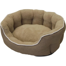 Ліжко для собак Nobby Komfortbett Classic 'BRENTA', світло-коричневе, 68 x 59 x 19 см