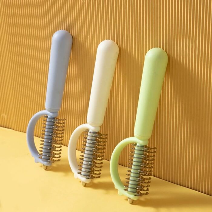 Щітка для собак, інструмент для догляду за шерстю, синя. Ефективна щітка для собак, що забезпечує догляд за шерстю.