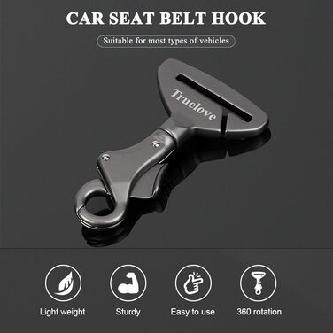 Покращений собачий нашийник-пояс з безпечною пряжкою, універсальний для авто, фіолетовий (TLM1993-Сірий)