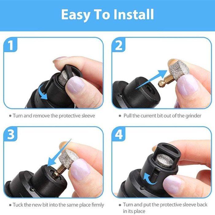 Триммер для обрізки кігтів Orthopfote Pro 2026 - тиха обрізка, без вібрації, для собак