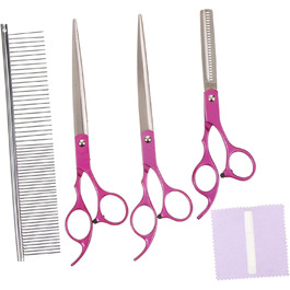 Набір професійних ножиць для грумінгу собак Milisten з нержавіючої сталі. Ергономічний дизайн, для безпечного стриження та догляду за шерстю.