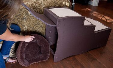 Сходи для домашніх тварин Pet Gear Easy Step, для котів і собак до 34 кг, зручні сходинки до ліжка