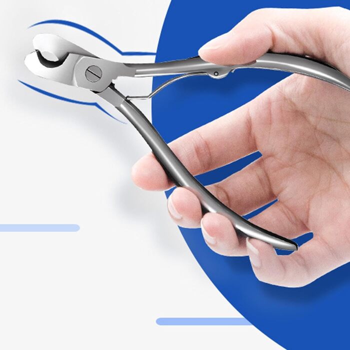 Набір для догляду за кігтями для собак та котів: кусачки та пилка, нержавіюча сталь