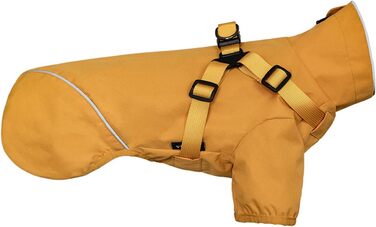 Жовтий дощовик для собак BT Bear, розмір M, водонепроникний, зі світловідбиваючими елементами